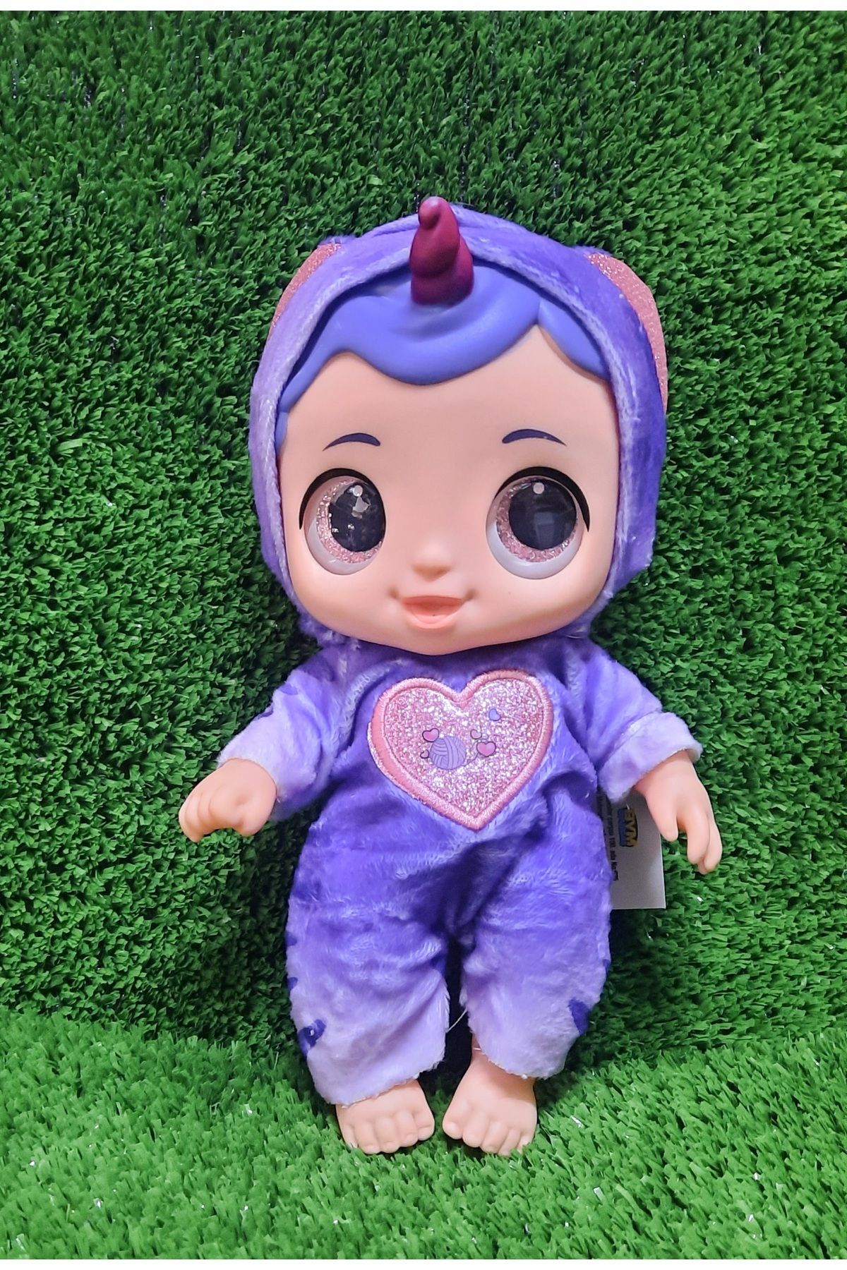 TOYSTAR Cry Bebek Sesli Renkli Elbiseli Bebek 20 cm