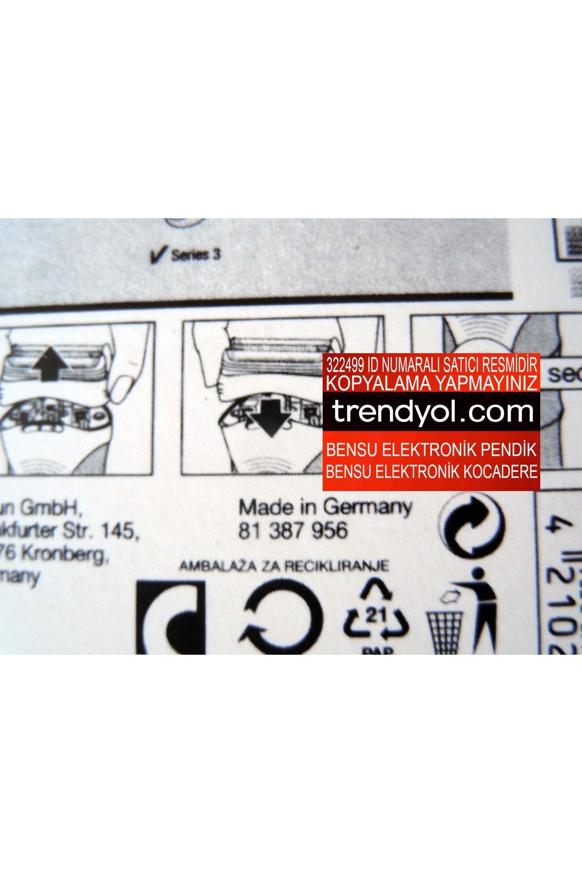Braun 32b Başlık 32b Tıraş Makinesi Başlığı 32b Tıraş Makinesi Yedek Başlığı