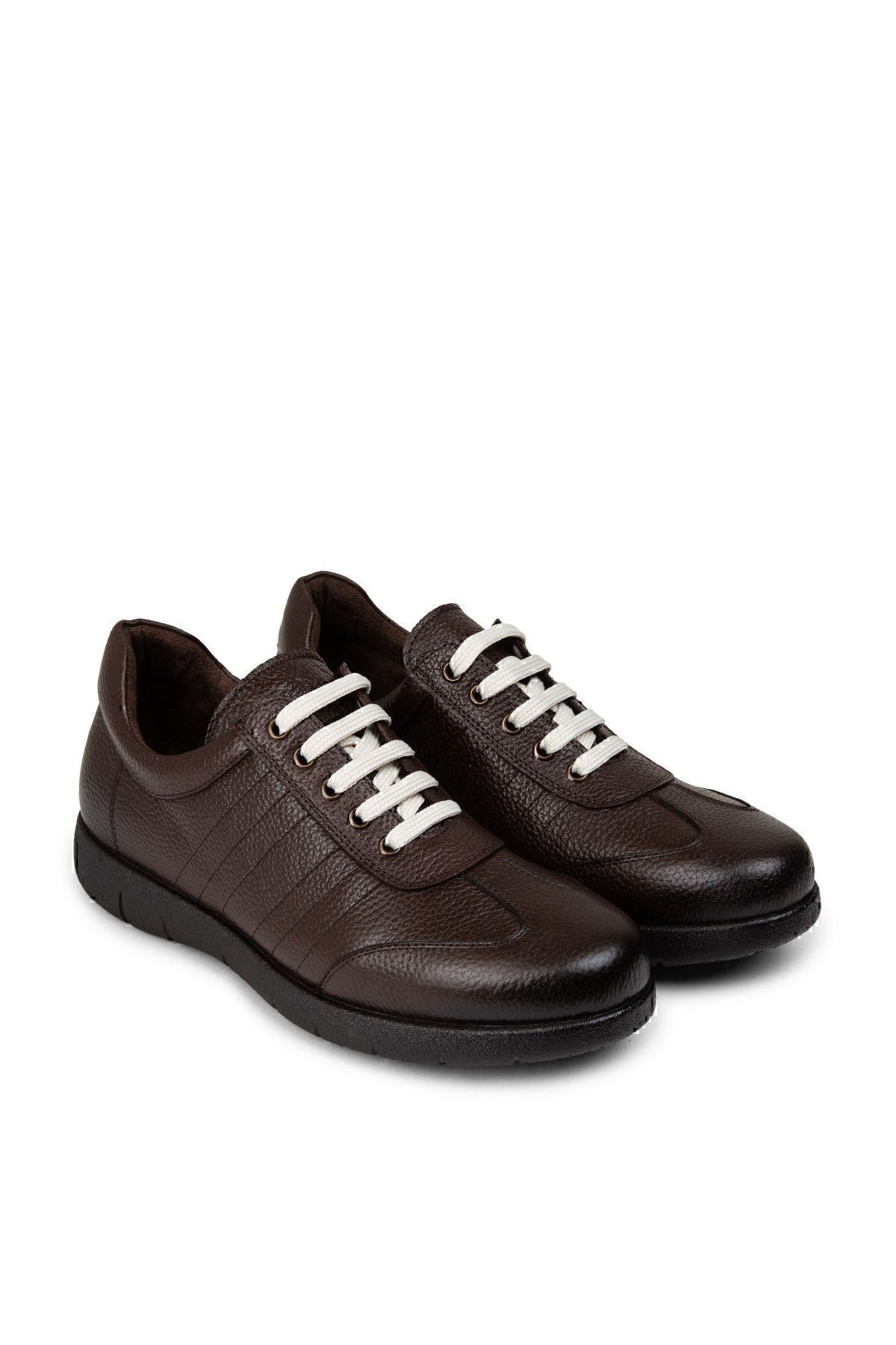 Deery-Men's Casual Shoes - Genuine Leather, Brown 4
