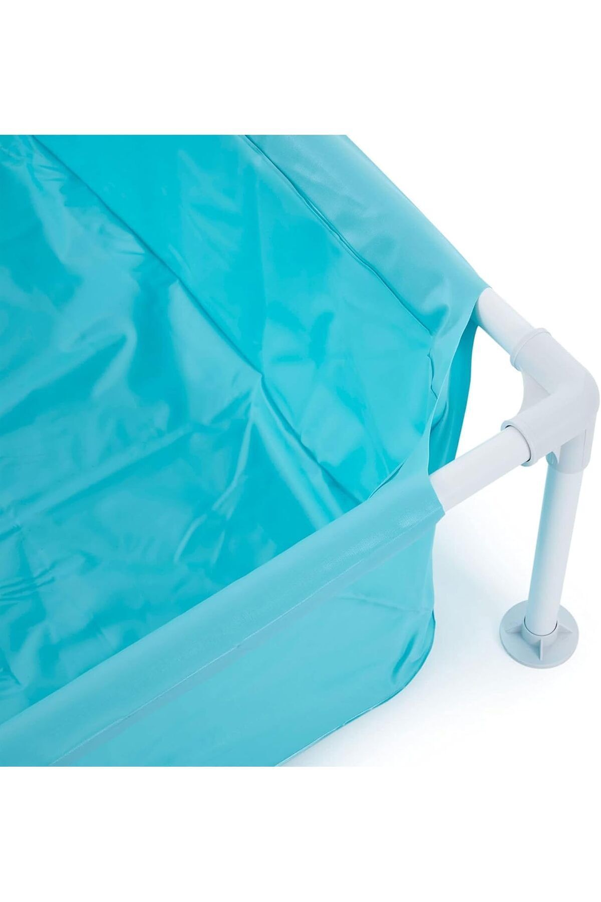 Intex-Mini Square Frame Pool for Kids, Size 30x120x120 cm, for Ages 3 and Up 5