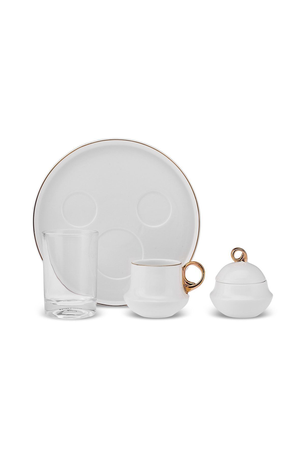 Karaca-Acıbadem 80 ml Single Coffee Presentation Set 8