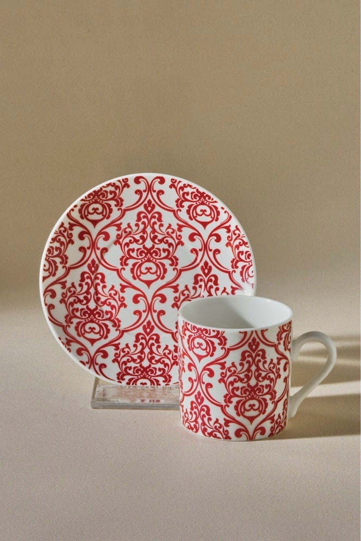 Karaca-Red Velvet 6-Person Coffee Cup 90 ml 2