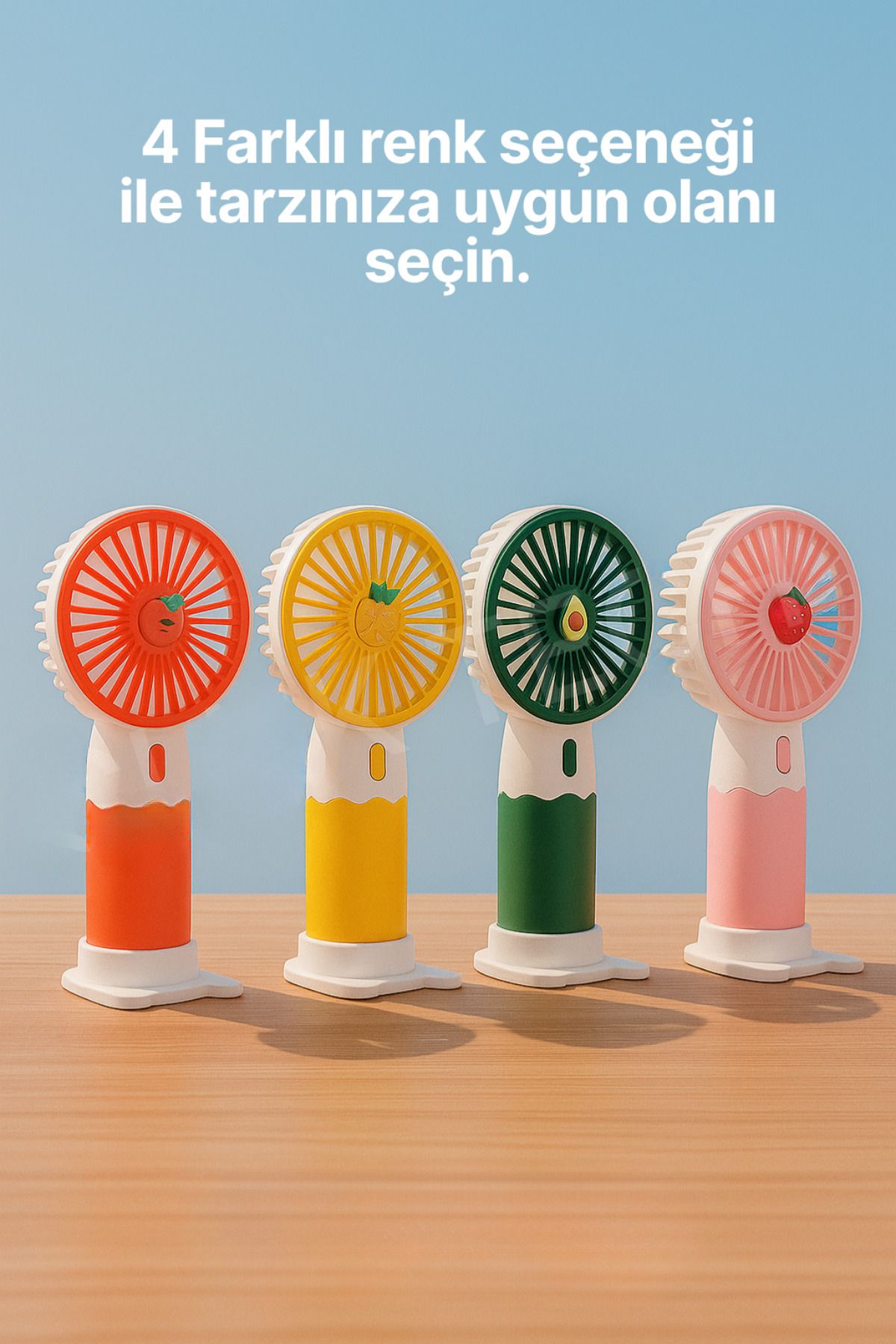 BEYZANA 2 Si 1 Arada Mini Fan Vantilatör Masaüstü El fanı Turbo Üfleme Telefon Standlı Şarjlı Vantilatör