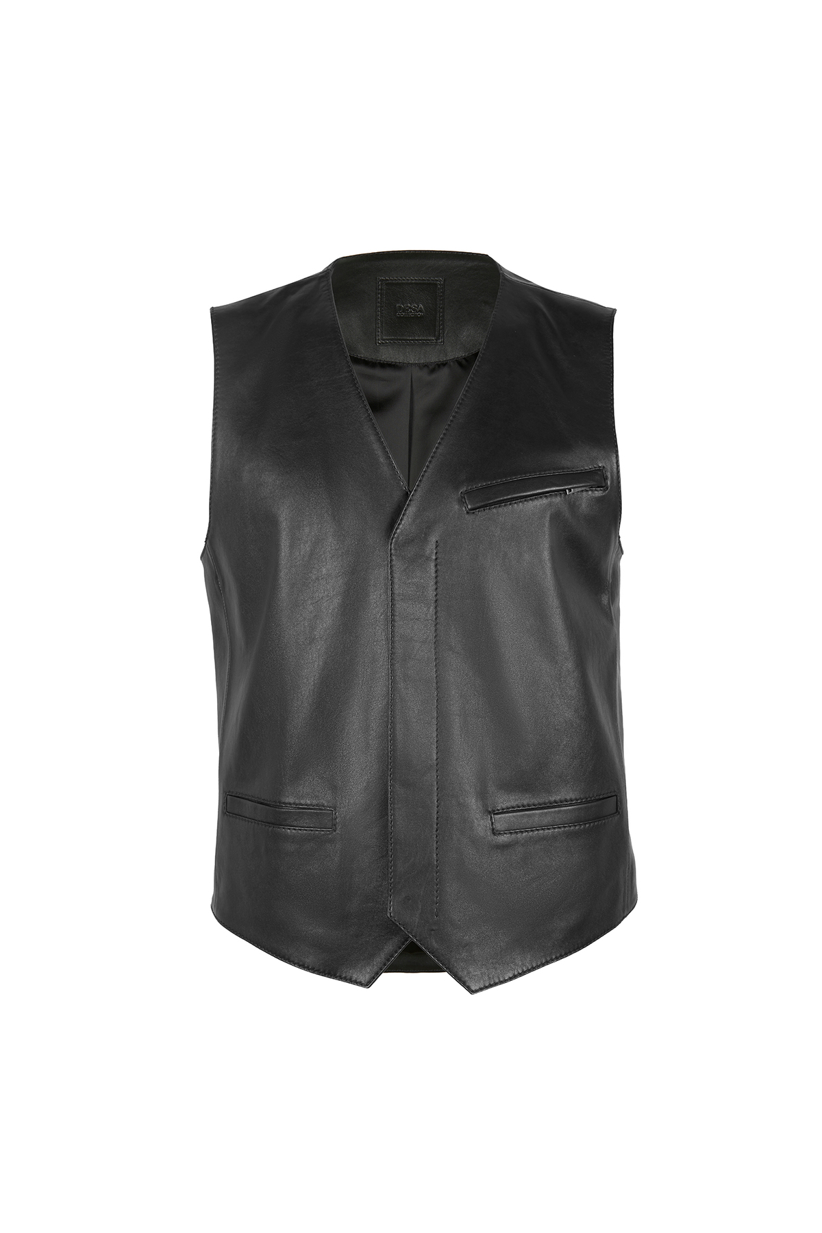 دسا جلیقه چرمی مردانه سیترا مشکی