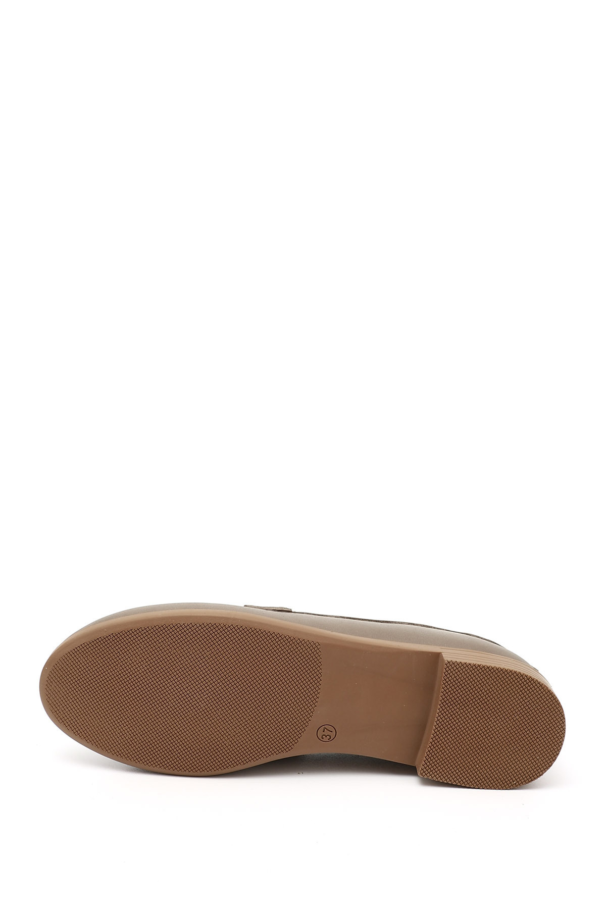 GÖNDERİ(R)-Women / Girls Mink Buckle Genuine Leather Loafer Shoes 4