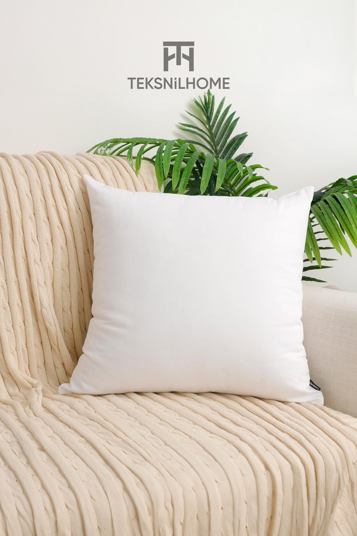 TeksNil Home-4 Pieces Zippered Throw Pillow Inner Lining 5 Sizes Throw Pillow Inner Pillow Case Lining Milt 3