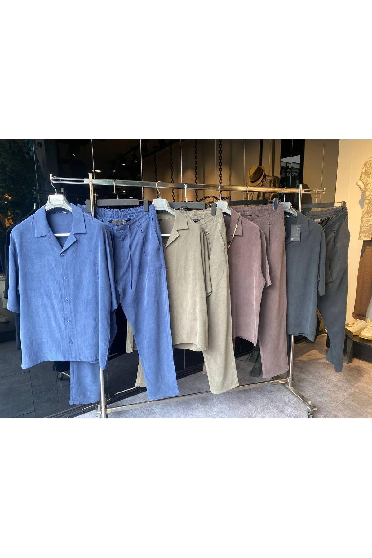 ExxStyle Modal Kumaş Erkek Casual Takım