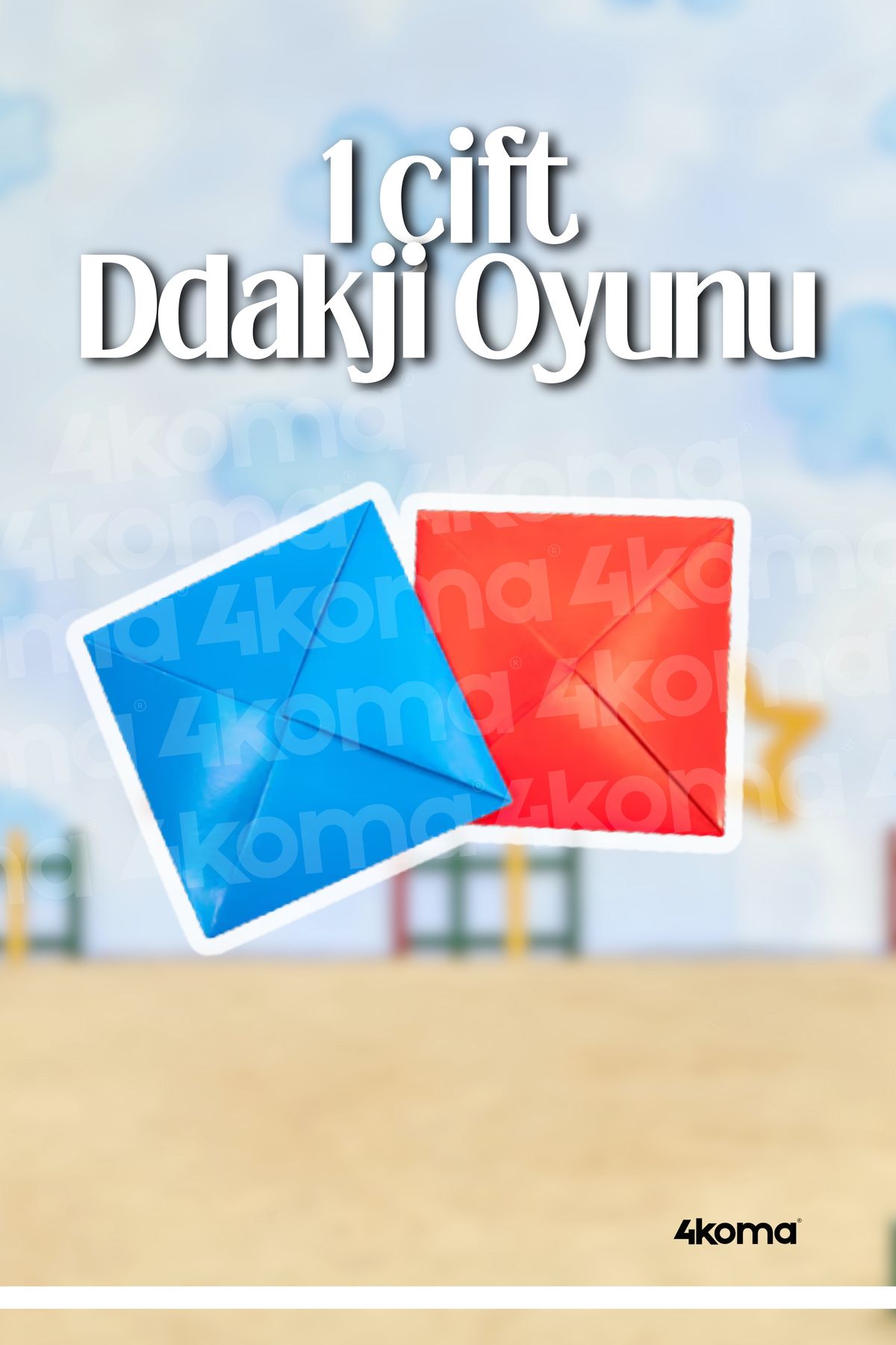 4koma-Squid Game 2 Game Set 5 Pcs Games: Spinning Top, Gonggi, Jegichagi, Stone Throw 4