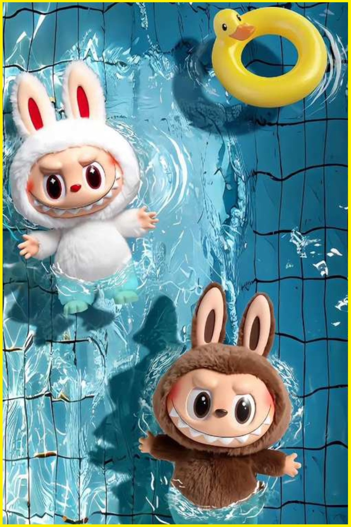 OYUNCAKSAHİLİ Labubu Canavar 2 Peluş Love Happines Hope Serenity