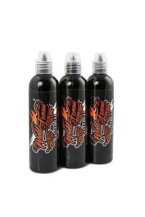 world famous Ink 3 Bottle Greywash Set Dövme Boyası 8oz (3×240 ml)