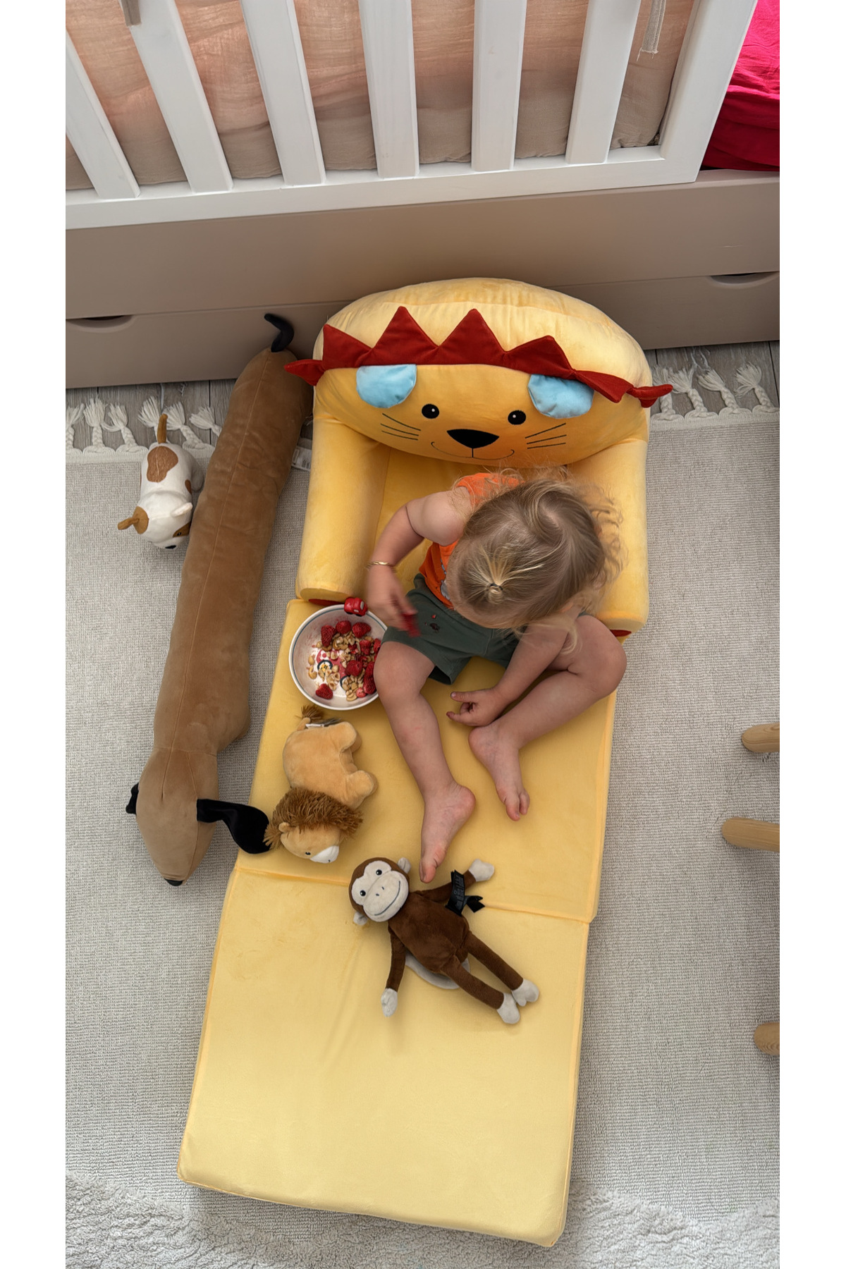 Genel Markalar Portatif, Yıkanabilir, Katlanabilir Peluş Çocuk Koltuğu 120 Cm fotoğrafı 7 (önizleme)