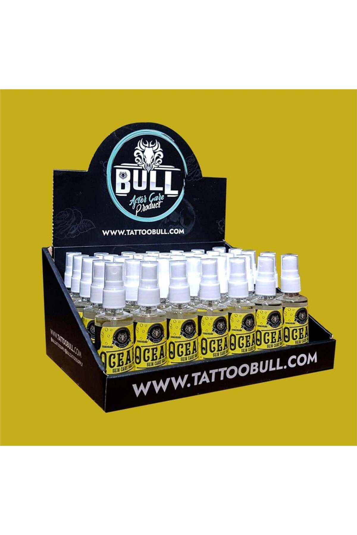 TattooBull-Ocean Solution Piercing Solution - Stand of 35 - (50 ml) 2