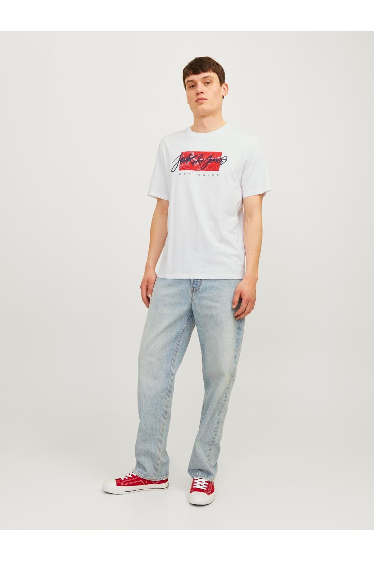 تیشرت مردانه طرح دار آستین کوتاه | جک اند جونز Jack & Jones 12256774 - تصویر 5