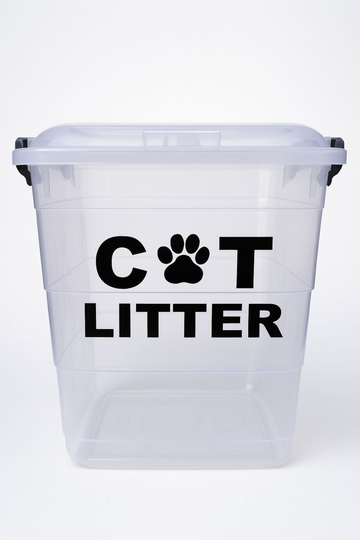 DEEMBRO-10 LT Capacity Cat Litter Storage Container Box Empty Cat Litter Storage Container Dimensions: 26 x 24 x 27 7