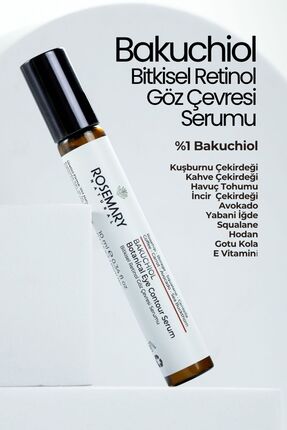 Rosemary Natural Bakuchiol Bitkisel Retinol Göz Çevresi Serumu 10 Ml