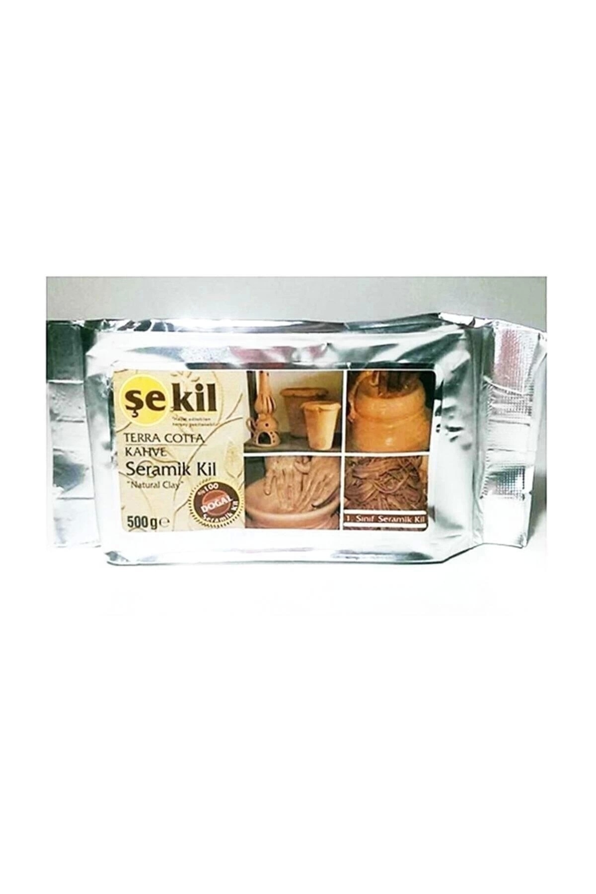 Ceramic Dough Terracotta 500 g Brown Vk500khv