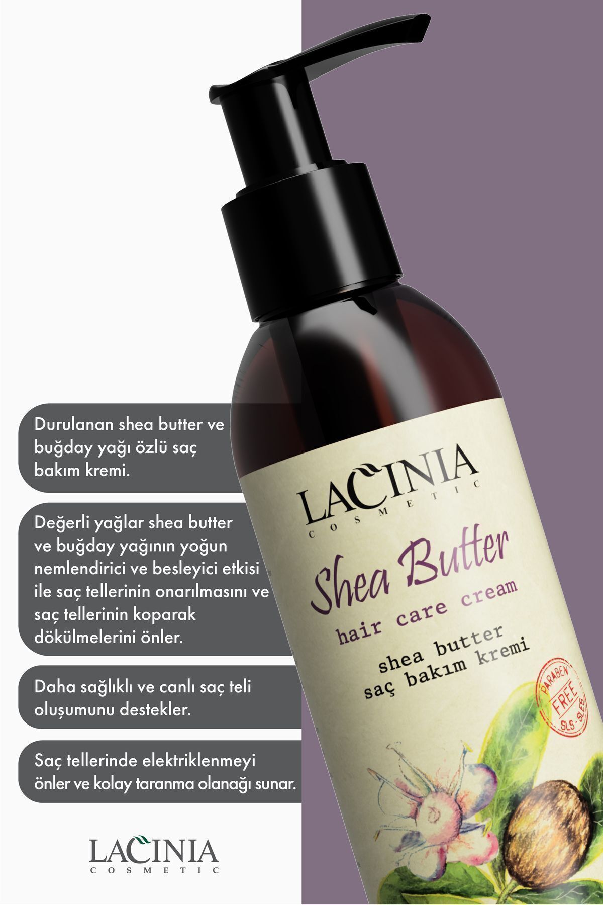 Saç Bakım Kremi - Shea Butter 190ml — NRM013 — تصویر 2 از 4