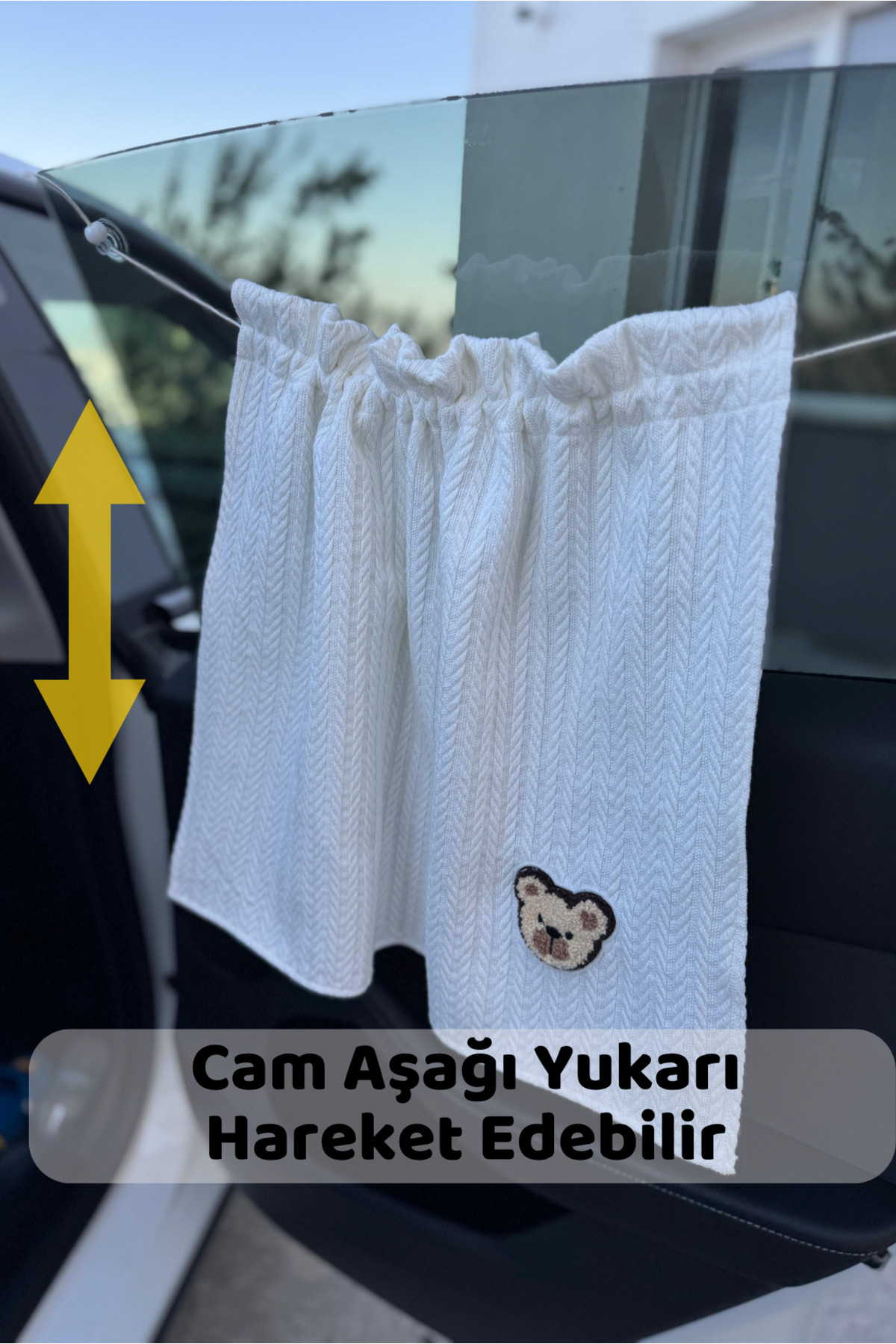 YHH Kids SunGuard Ayarlanabilir Vakumlu Araç Güneşlik Perdesi Tüm Araçlara Uyumlu - Bebek Emzirme Perdesi fotoğrafı 4 (önizleme)