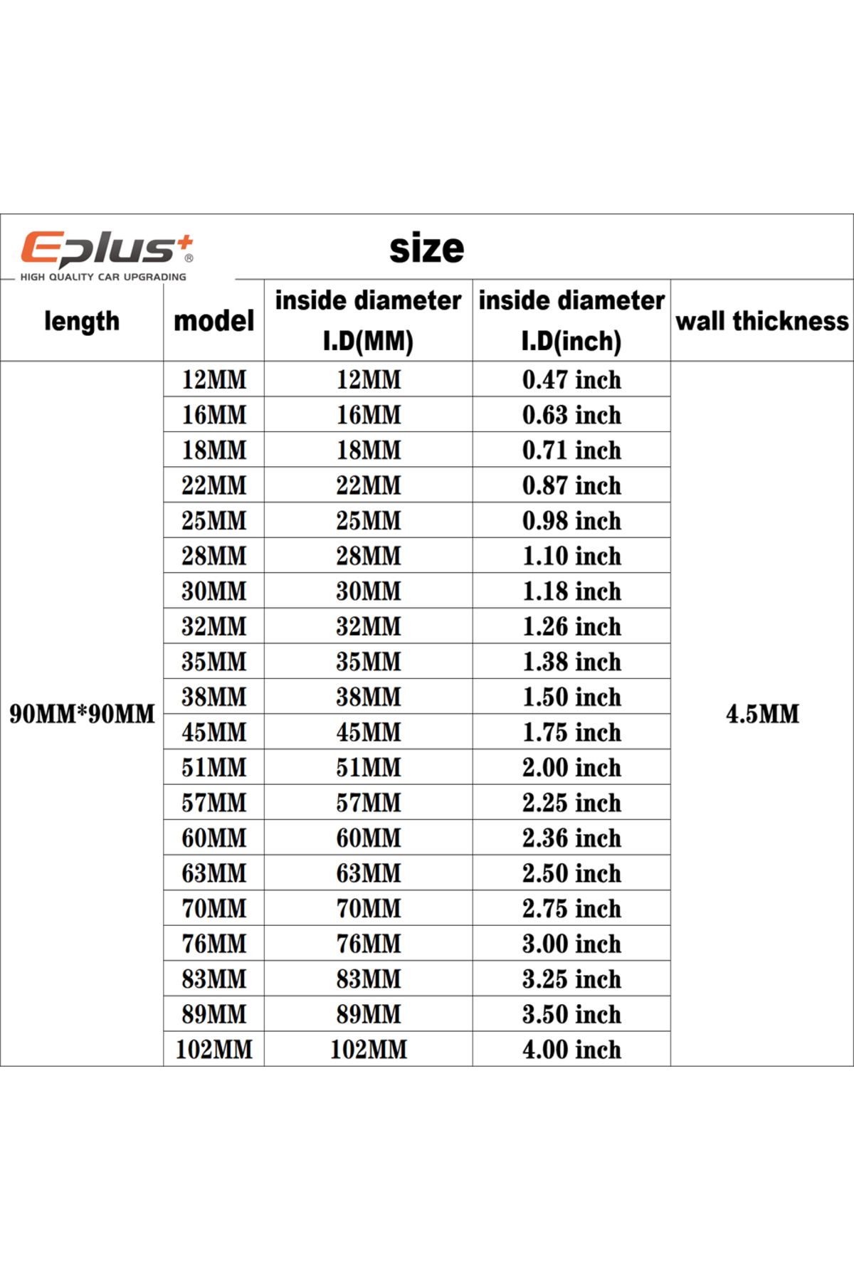 Choice-76MM EPLUS Universal Silicone Tubing Hose 90 Degrees Connector Car Intercooler Turbo Intake Pipe Cou 2