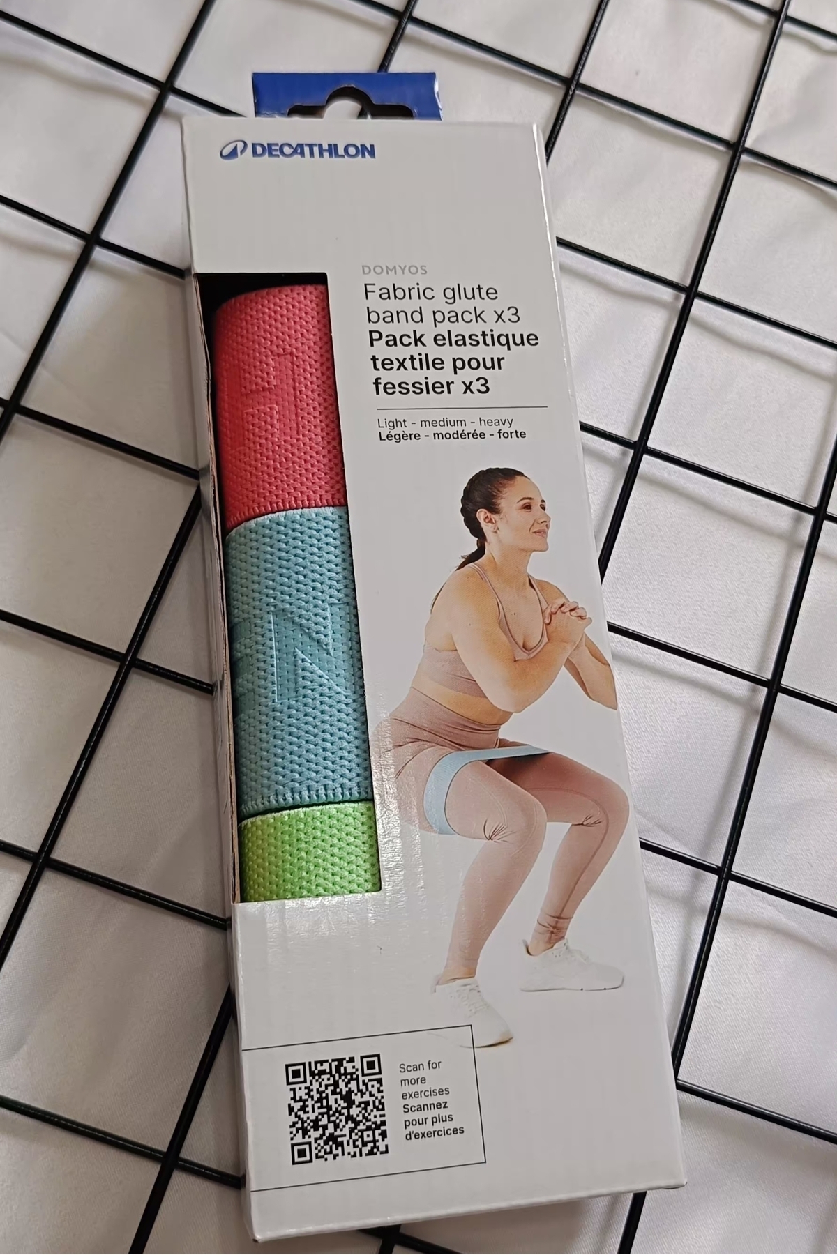 Kumaş Direnç Bandı - 3'lü Paket - Fitness