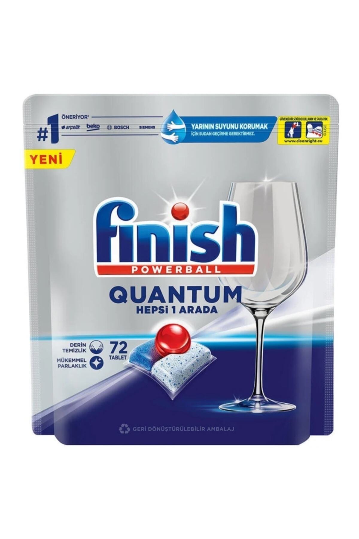 Finish-Powerball Quantum All in One Dishwashing Detergent Pack of 72 1