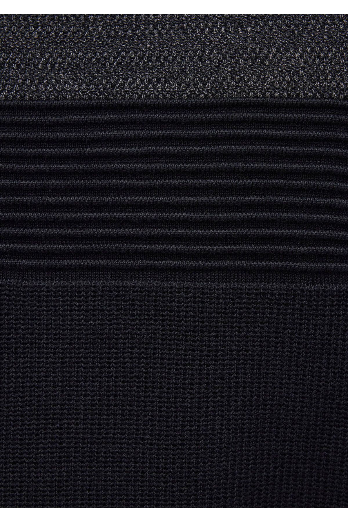 Mavi-Color Block Crew Neck Sweater Fitted 070377-900 6