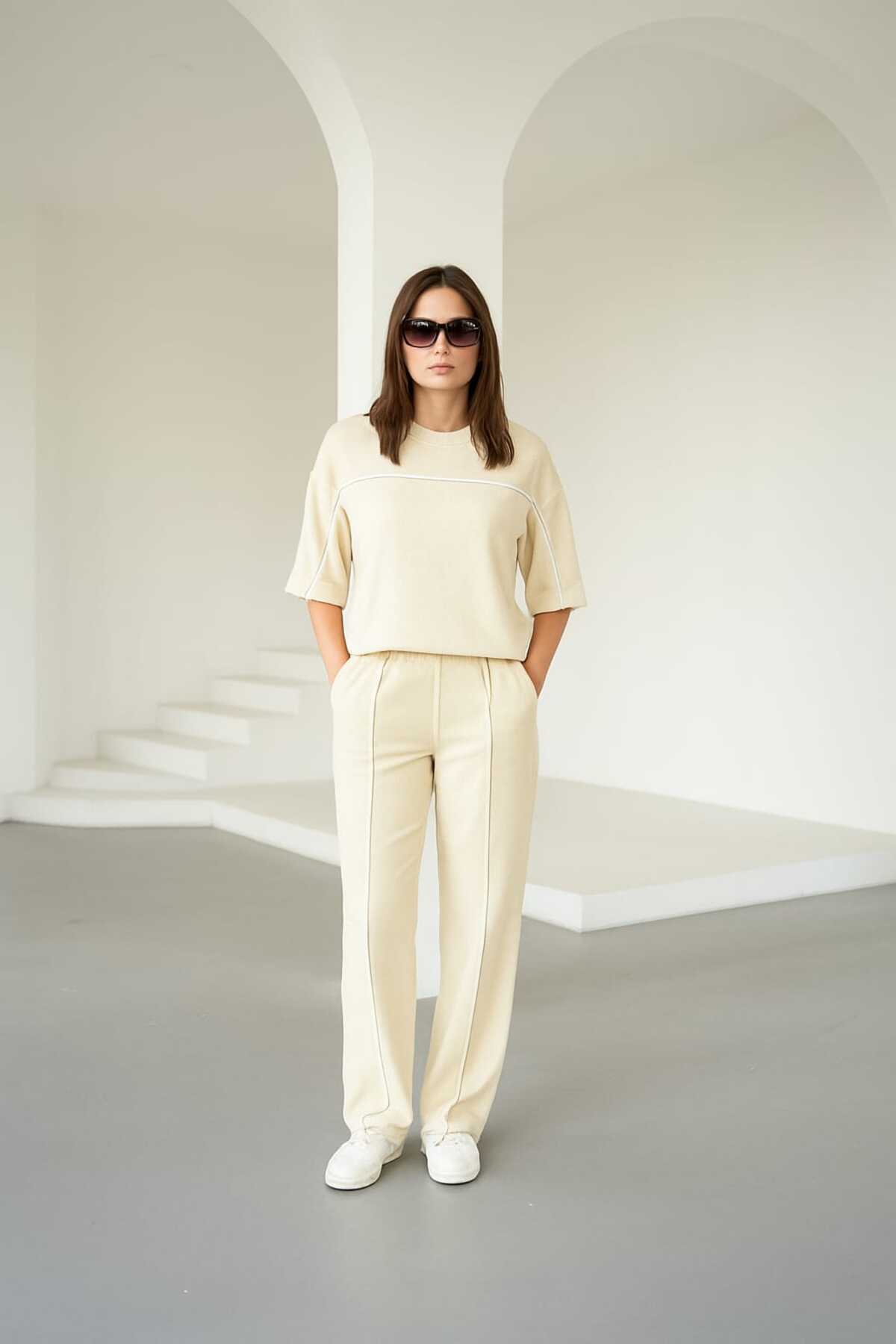 moda paketi ŽENSKI DVODELNI TRENERKOV SET OD TKANINE M Modal SA CJEVIMA