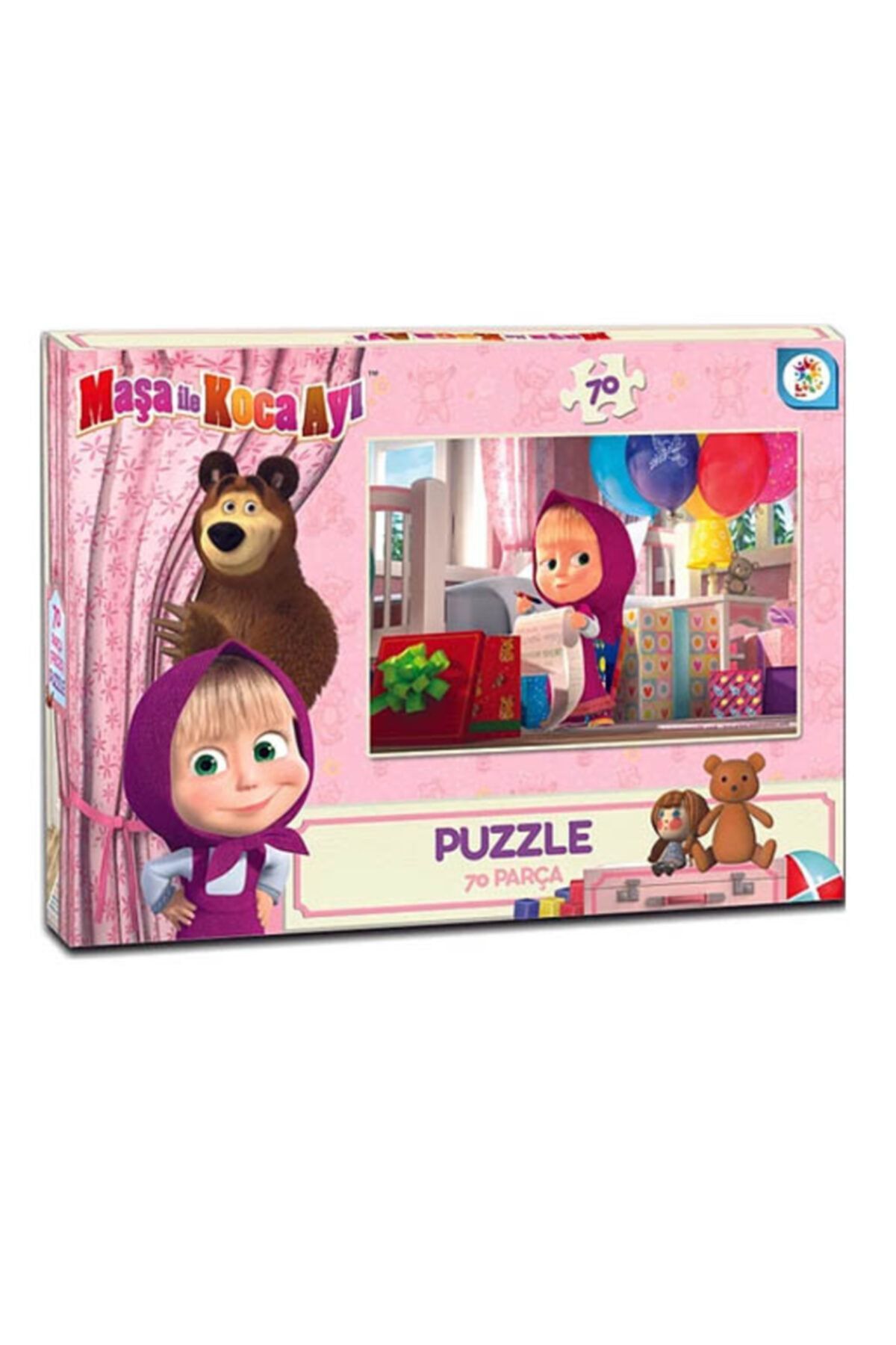 Big Bear Licensed Boxed Puzzle with Tongs 70 Pieces