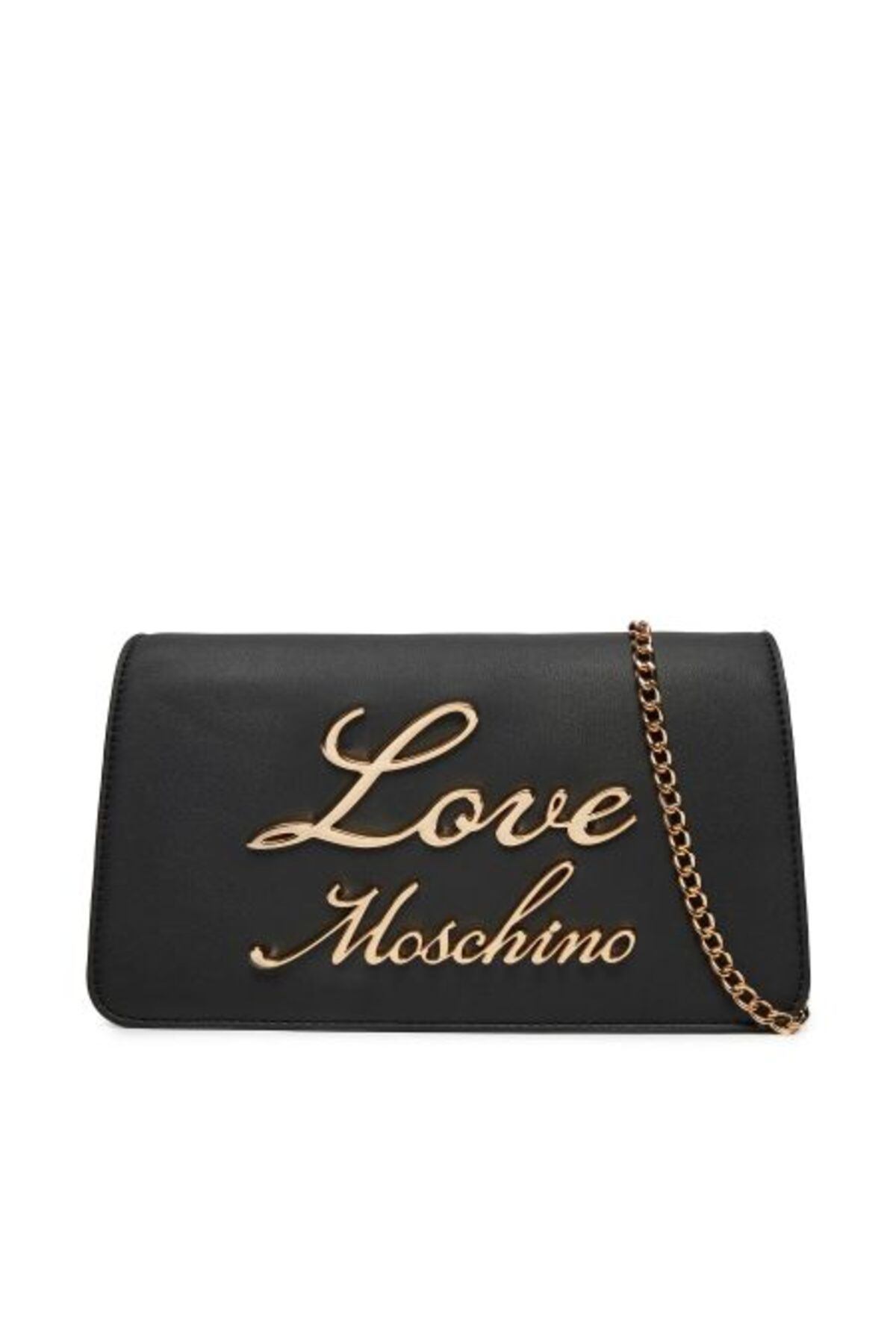 Love Moschino Geantă cu logo și curea tip lanț GEANTĂ