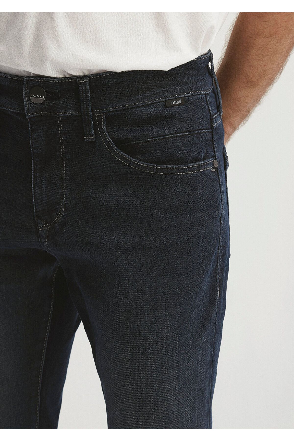 Mavi-James Hazy Ink Jet Black Jean Trousers 0042426976 7