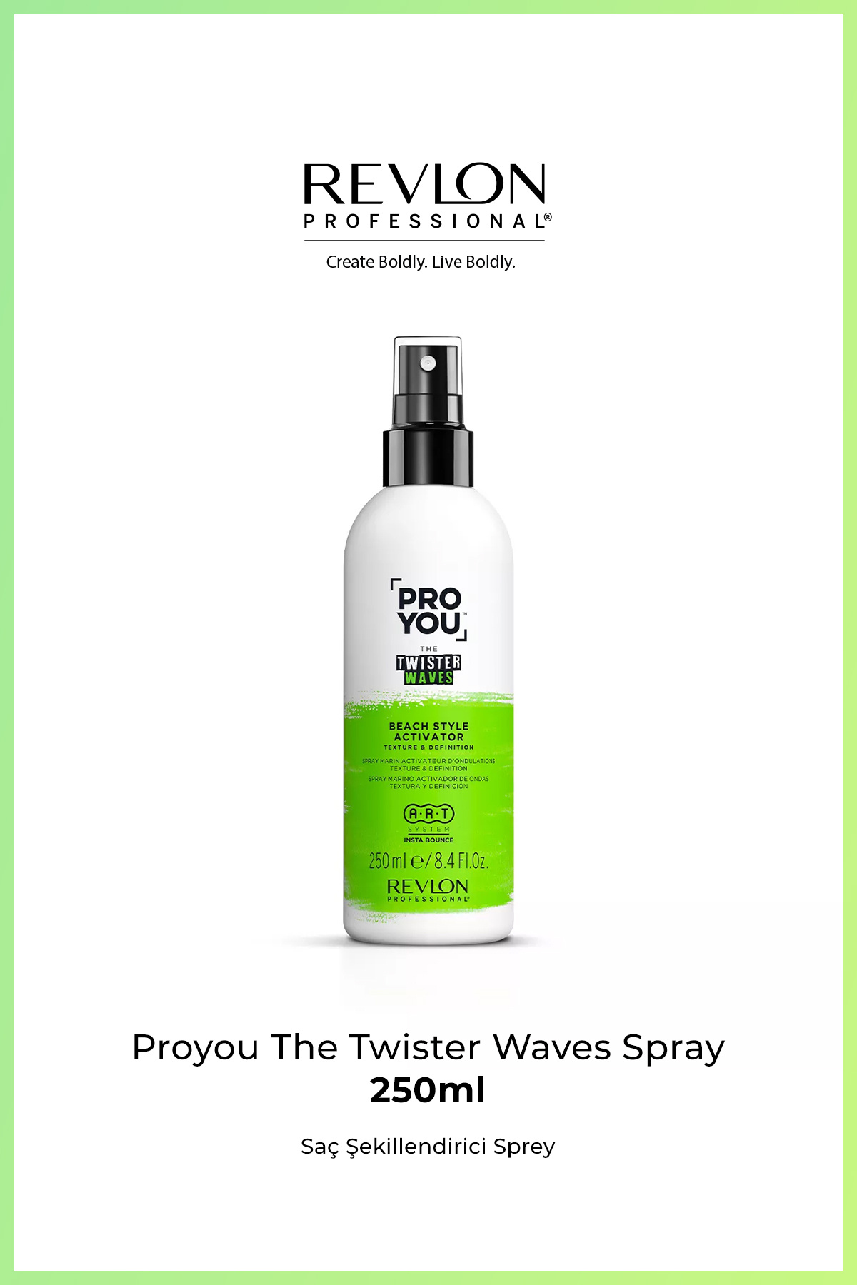 Revlon Professional ProYou The Twister Waves Spray 250 ml Dalga Belirginleştirici Saç Spreyi — 1522