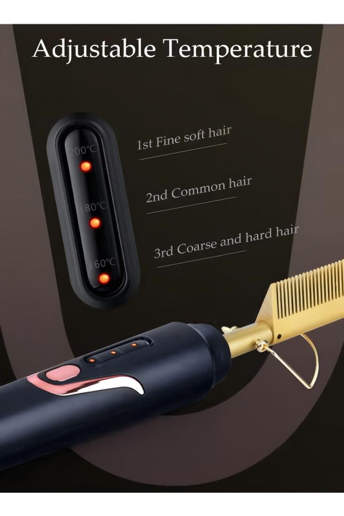 Generic-Hair Straightener 3 Modes 10 Seconds Fast Heating Dry And Wet Dual Use Anti-scalding 7
