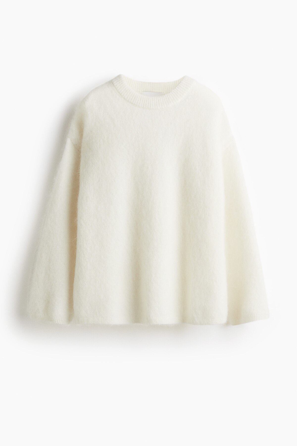 H&M Tiftik Karışımlı Oversize Kazak görsel 2