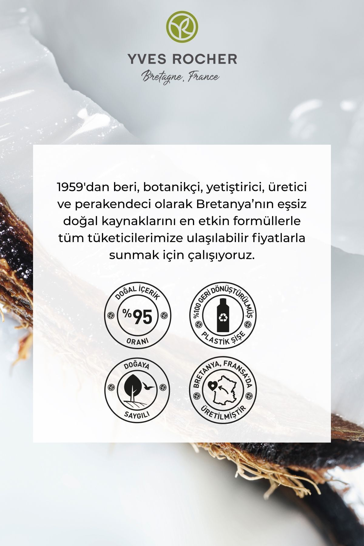 Yves Rocher ژل دوش مرطوب کننده حاوی عصاره نارگیل گرمسیری 400میل