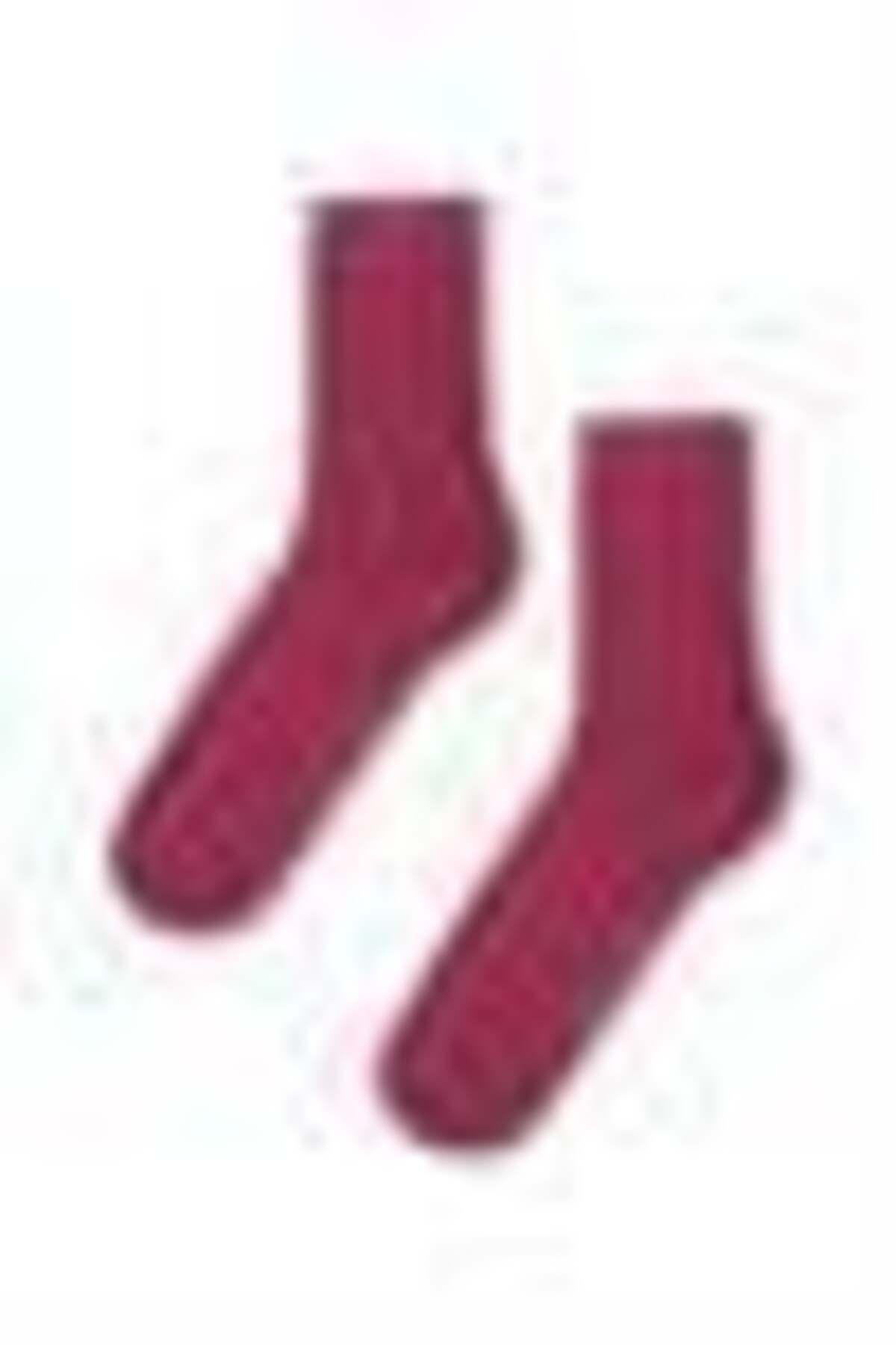 BONY SOCKS Kadın Family Basic Soket Çorap Cherry