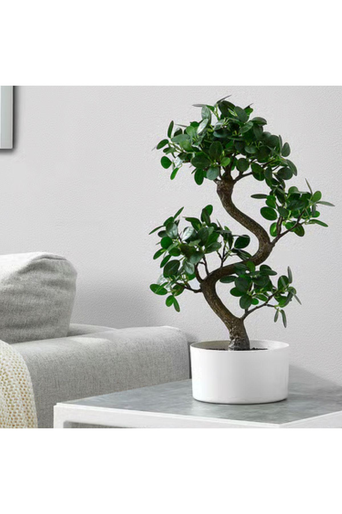 IKEA Fejka 47 cm Yapay Bonzai Bonsai Ağacı Saksılı Yapay Çiçek Bitki