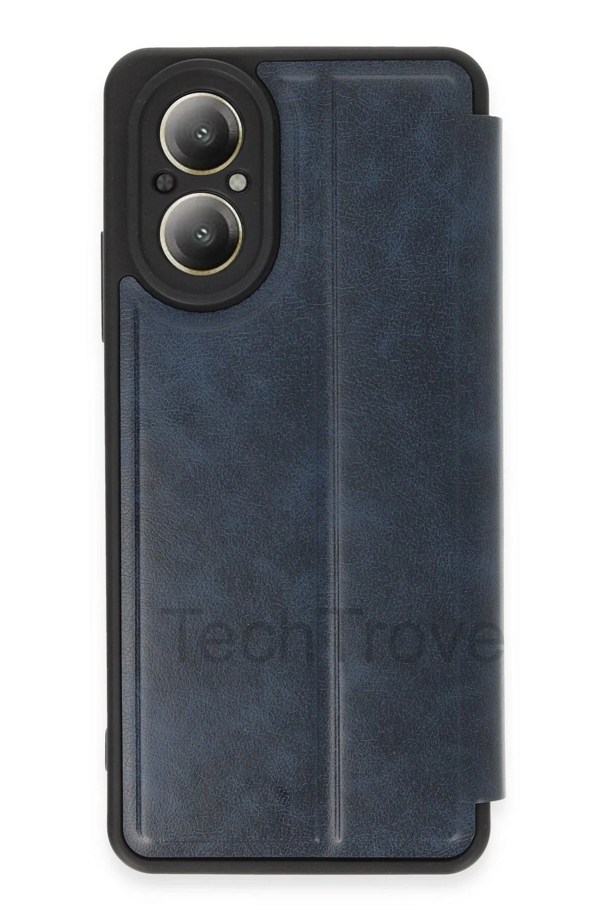 TechTrove Realme 12 Lite Kılıf Kamera Korumalı İçi Kadife İnce Yapılı Kapaklı Standlı Kartlıklı Deri Kapak