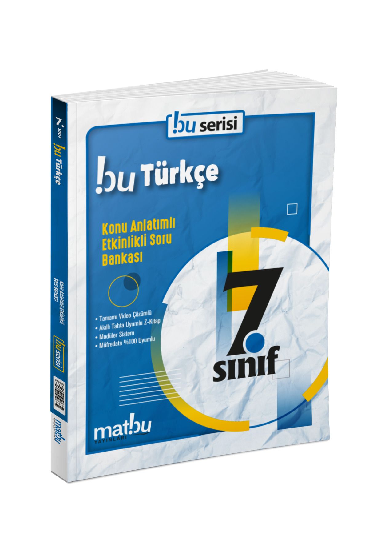 Matbu Yayınları 7. Sınıf Türkçe Konu Anlatımlı Etkinlikli Soru Bankası Matbu Yayınları