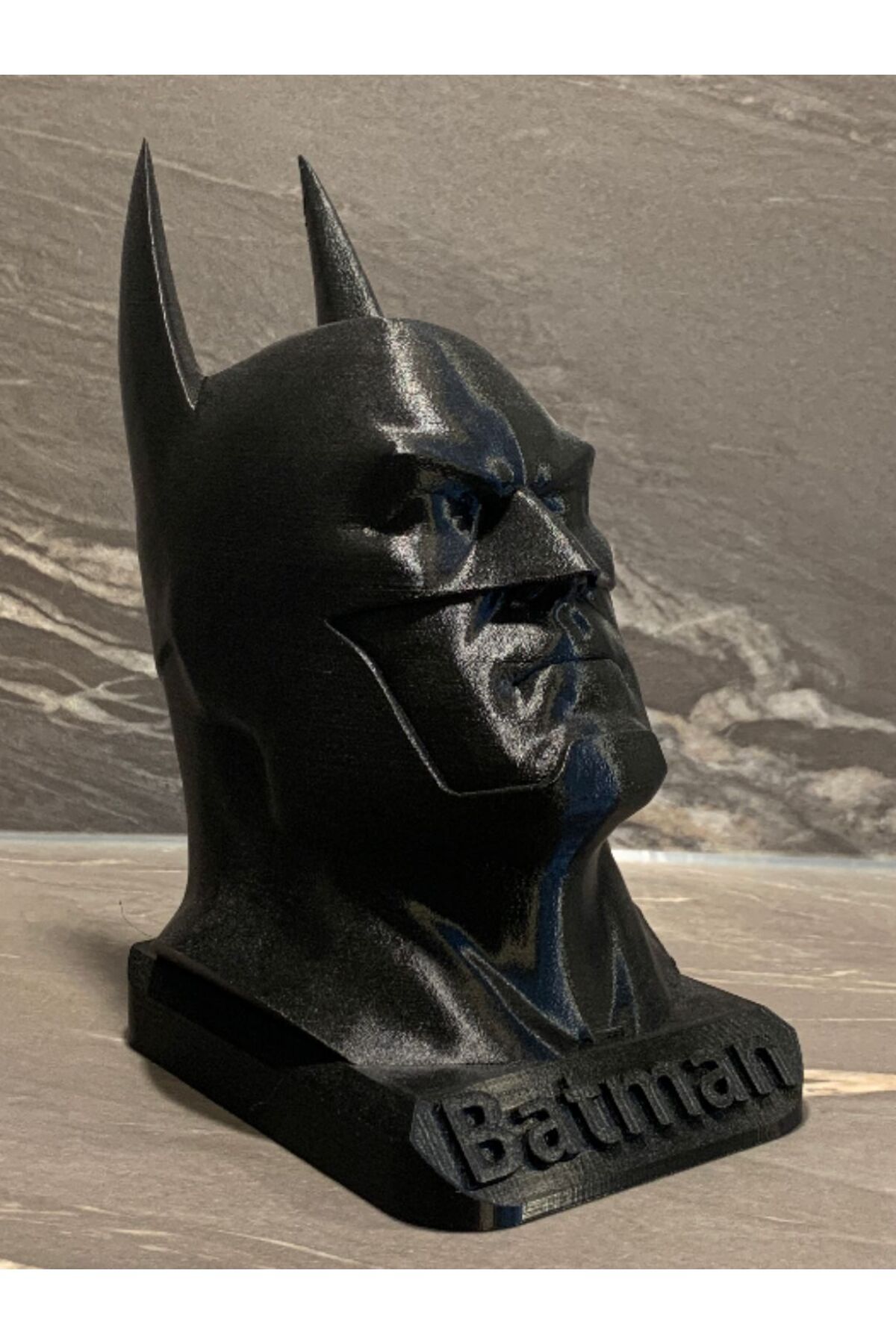 Elysee 3D Batman Büst Heykel – 3D Yazıcı Tasarım Koleksiyonluk Dekoratif Süper Kahraman Biblo