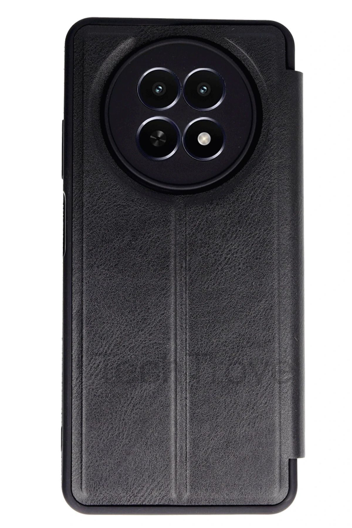 TechTrove Realme 12 5G Kılıf Kamera Korumalı İçi Kadife İnce Yapılı Kapaklı Standlı Kartlıklı Deri Kapak