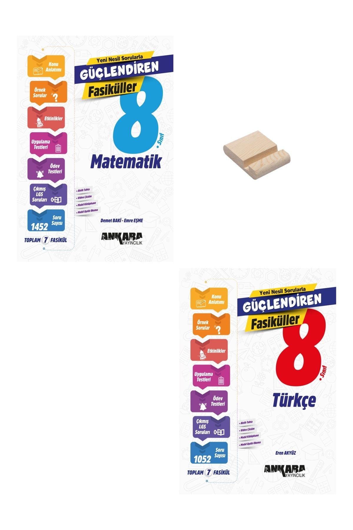 Ankara Yayıncılık LGS 8. Sınıf Güçlendiren Matematik ve Türkçe Fasikülleri