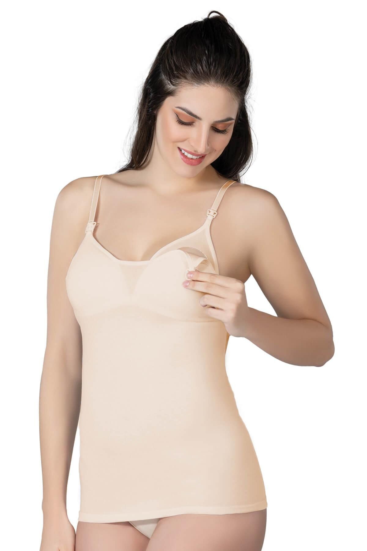 COjans TEN MI Emay 1413 Modal Cotton Kaplı Emzirme Atlet