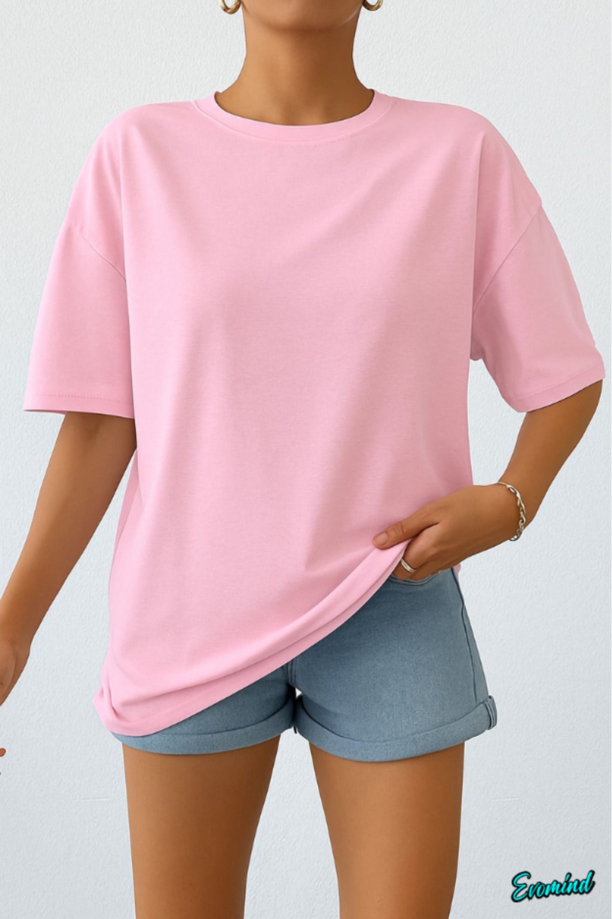 Evomind Düz Unisex T-shirt