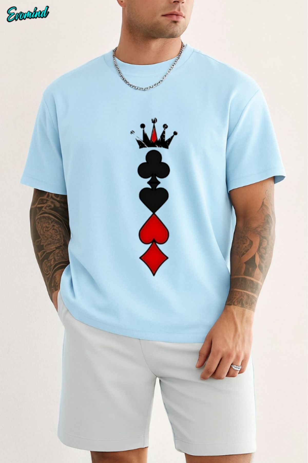 Evomind Şekil Baskılı Unisex T-shirt