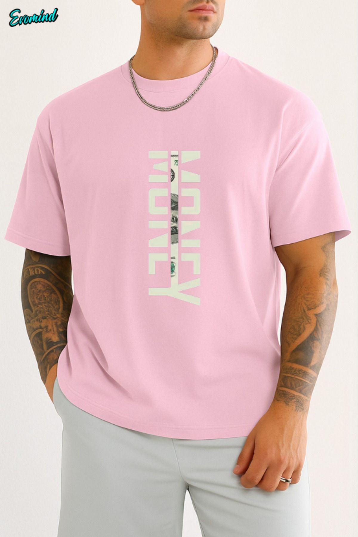 Evomind Money Baskılı Unisex T-shirt