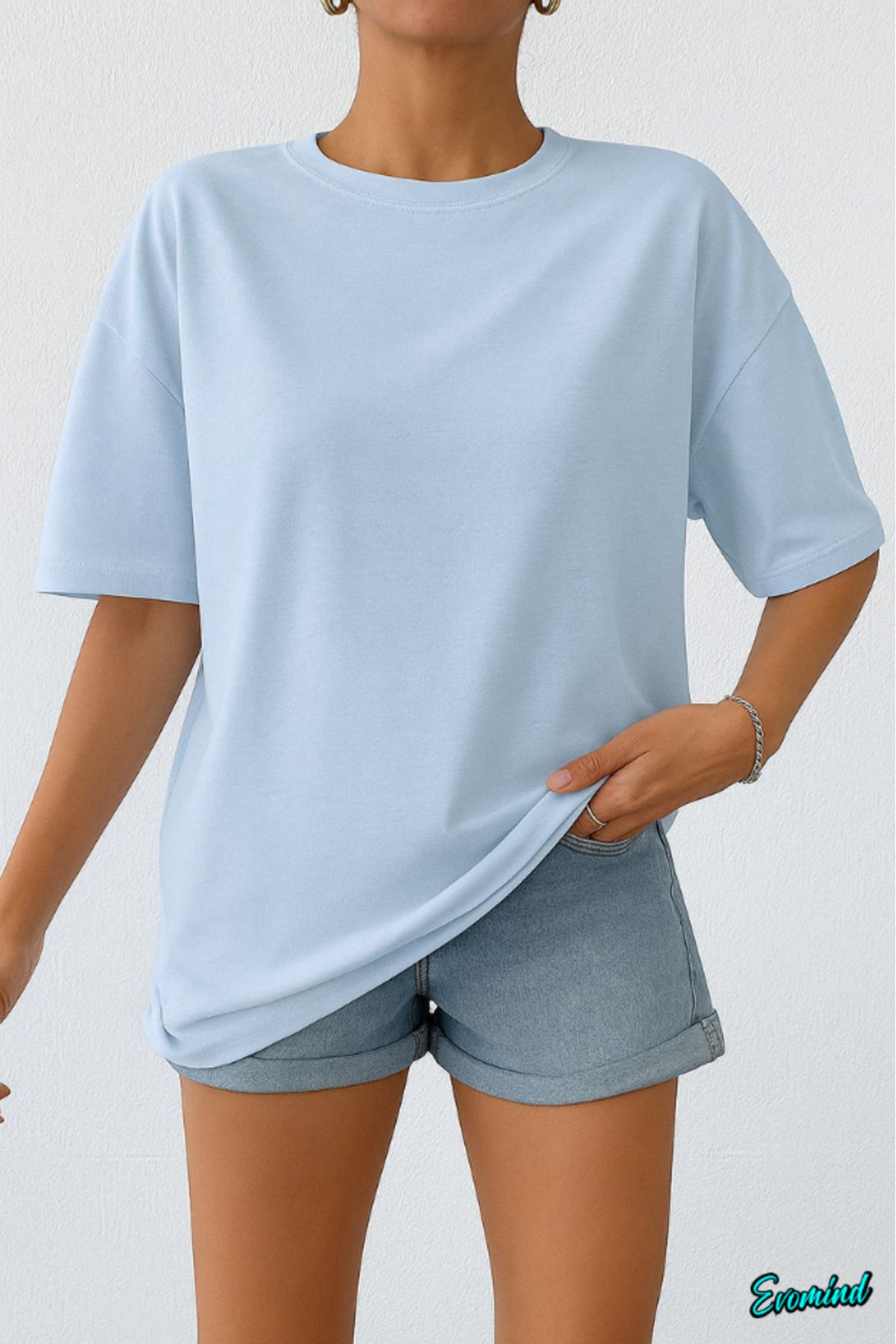 Evomind Düz Unisex T-shirt