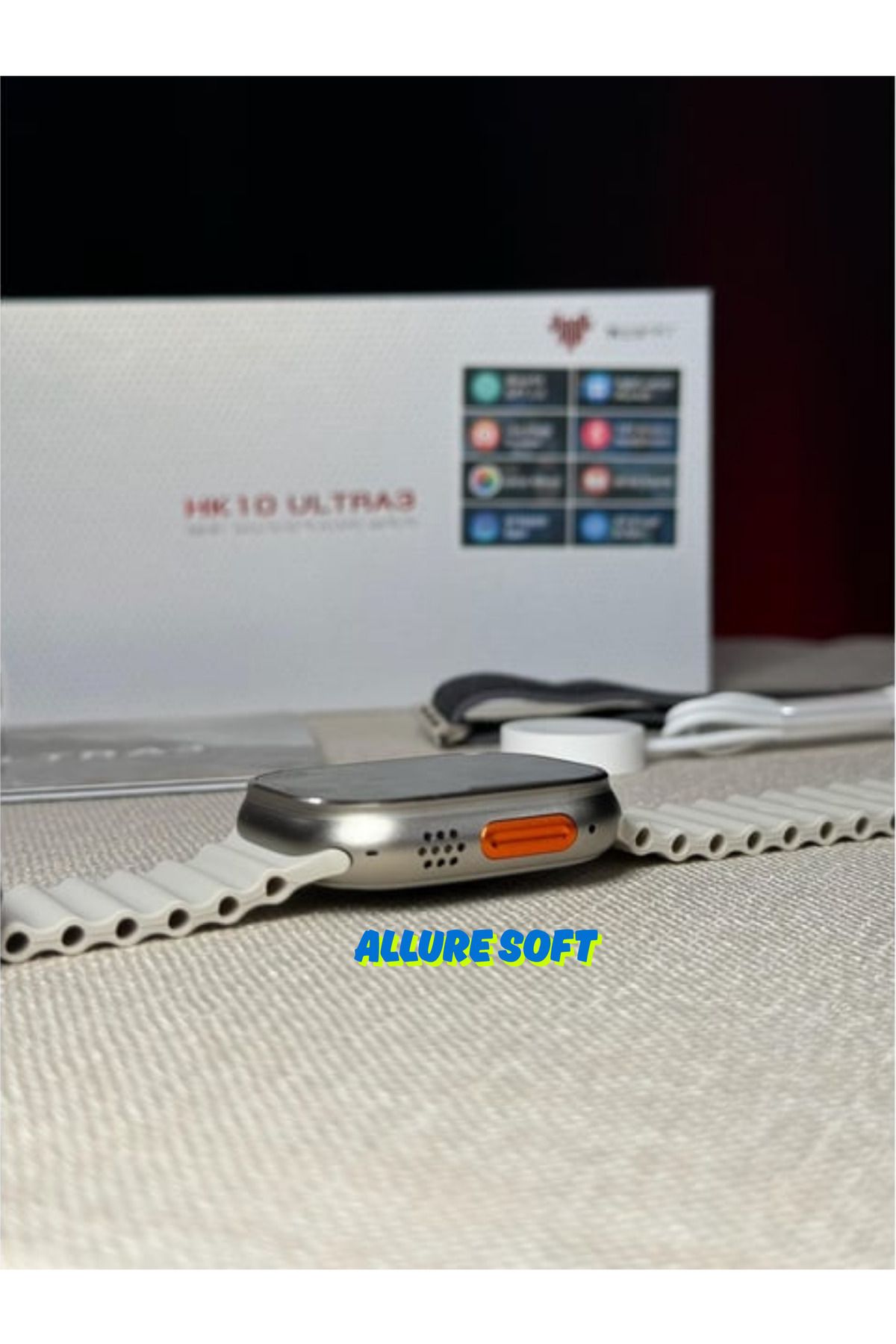 Allure soft Stilinden ödün verme teknolojiyle fark yarat HK 10 akıllı saat şıklığı ve gücü bir araya getiriyor