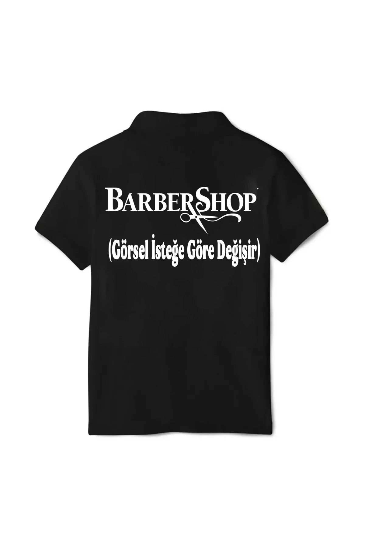 Pisa Art Kişiye Özel İsim Soyisim Berber Polo Yaka T-Shirt(Arkadaki Model İsteğinize Göre Değişebilir)