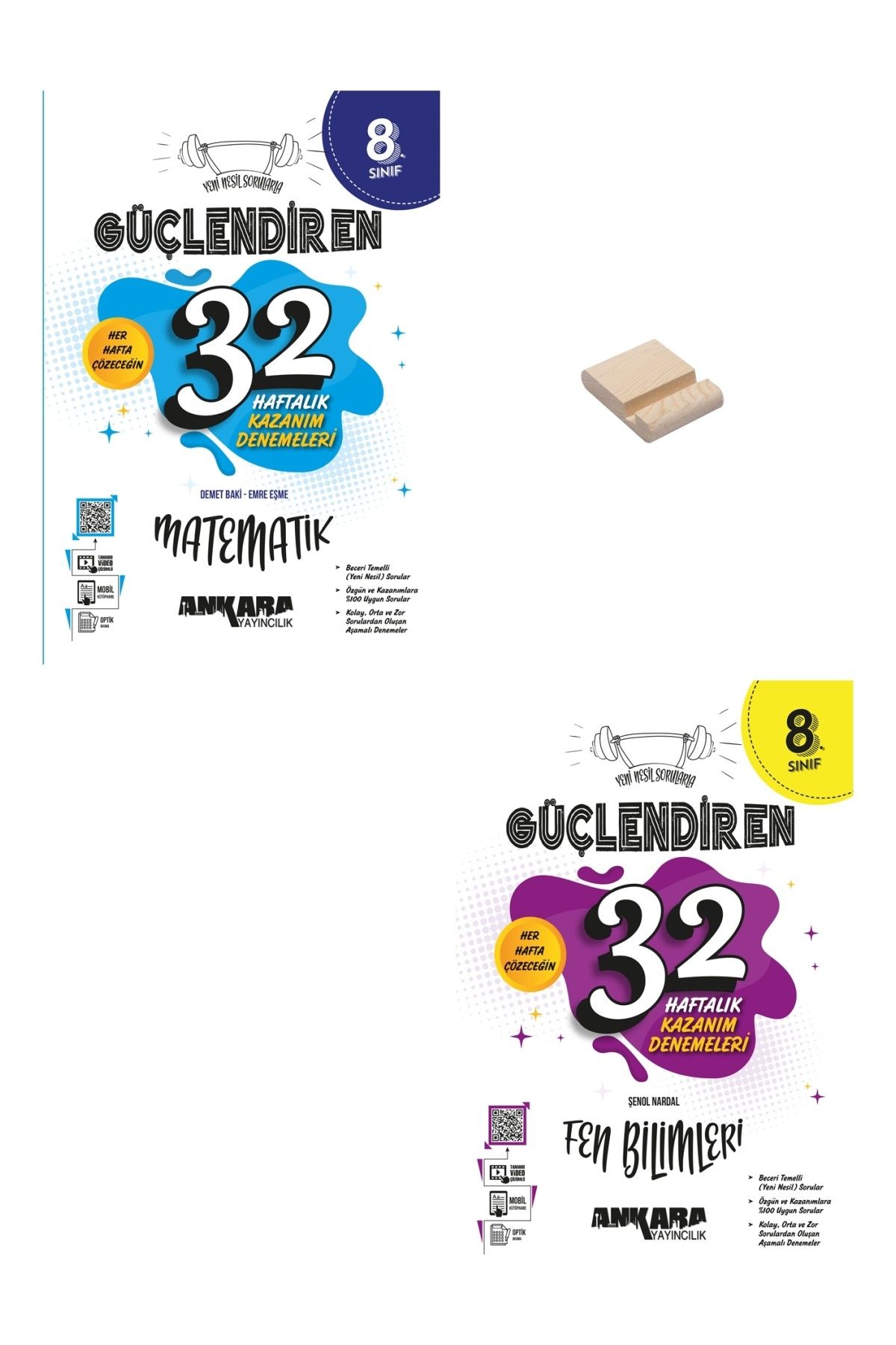 Ankara Yayıncılık LGS 8. Sınıf Güçlendiren Matematik ve Fen Bilimleri Haftalık Denemeleri