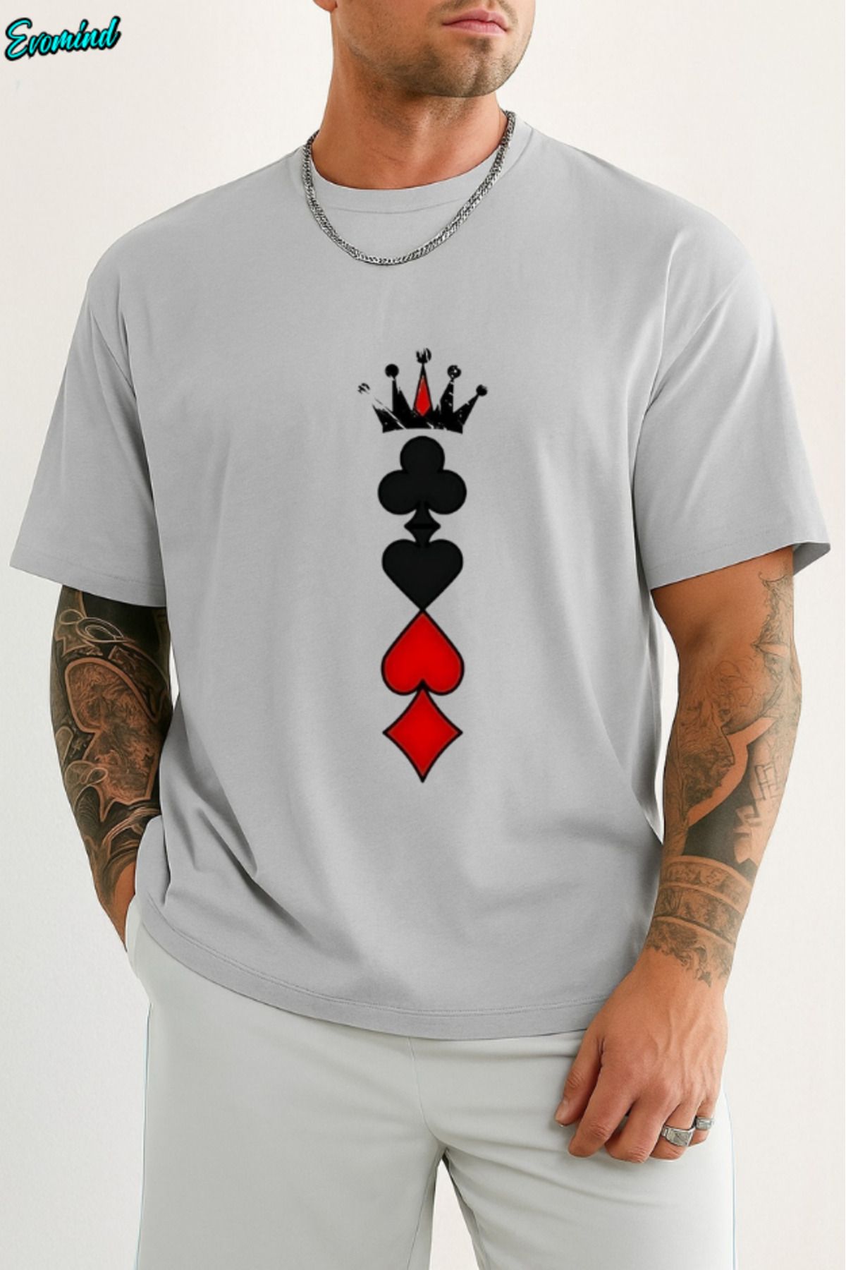 Evomind Şekil Baskılı Unisex T-shirt
